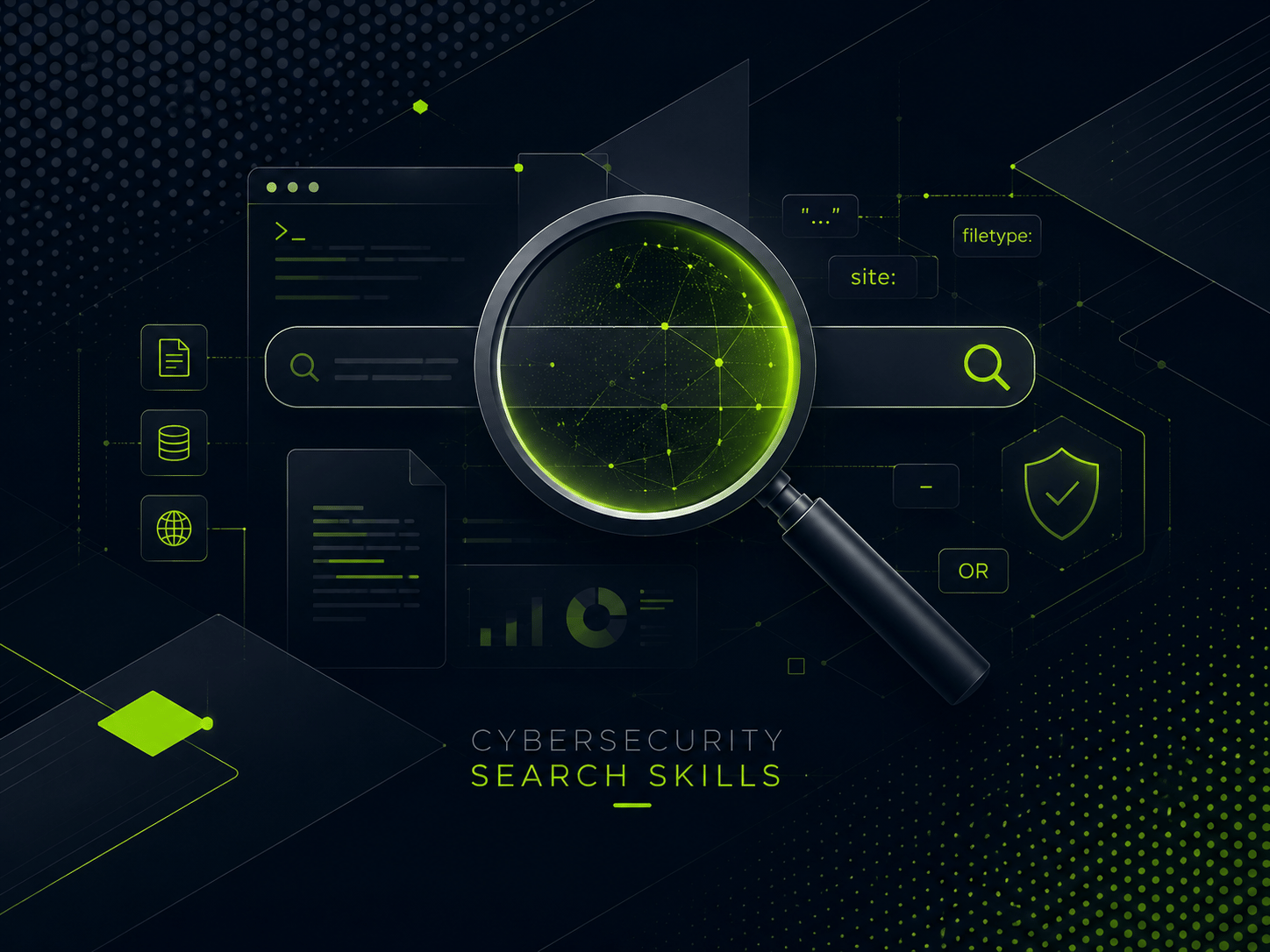 Cybersecurity Search Skills and Learning Process